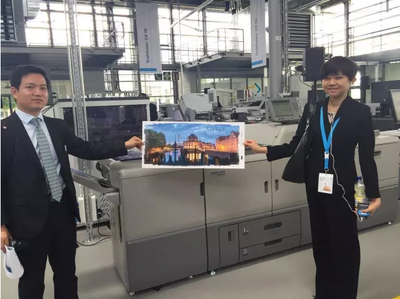 逛drupa | 海德堡威斯洛赫工厂探秘之商务印刷专区 数码产品